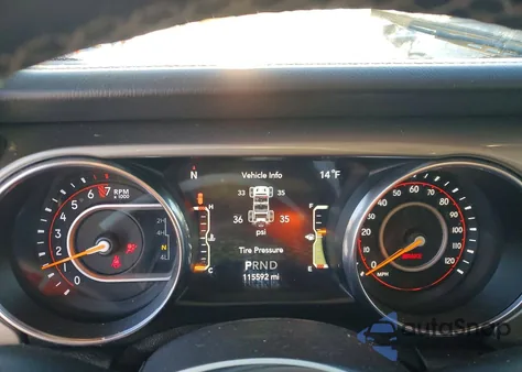 2019 Jeep Wrangler Unlimited Sahara z USA, uszkodzony, nr VIN 1C4HJXEG3KW589320